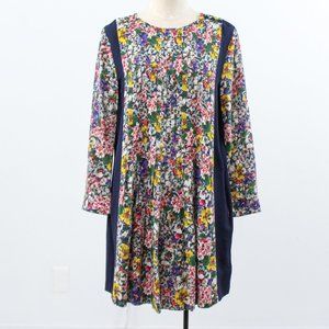 Band of Outsiders S/M Easter Dress Silk Floral Print Relaxed Tent Sundress